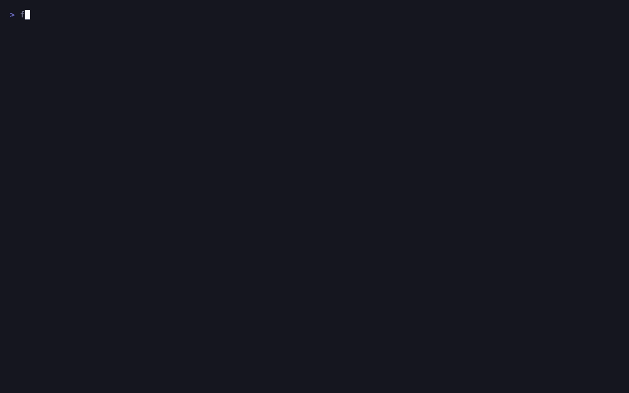 frg: running one-shot commands and browsing the interactive TUI in a terminal